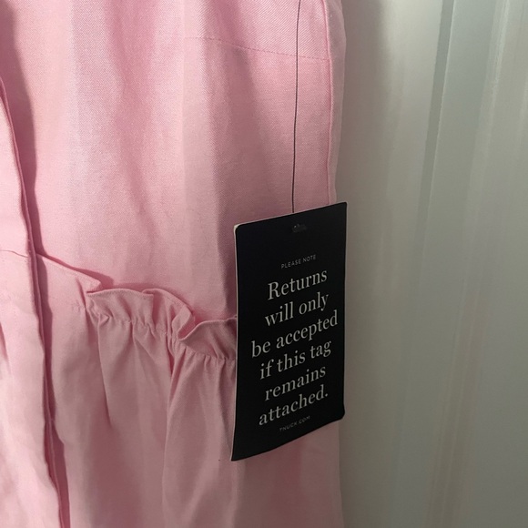 NWT Tuckernuck Royal Shirtdress in Oxford Pink - Picture 5 of 8